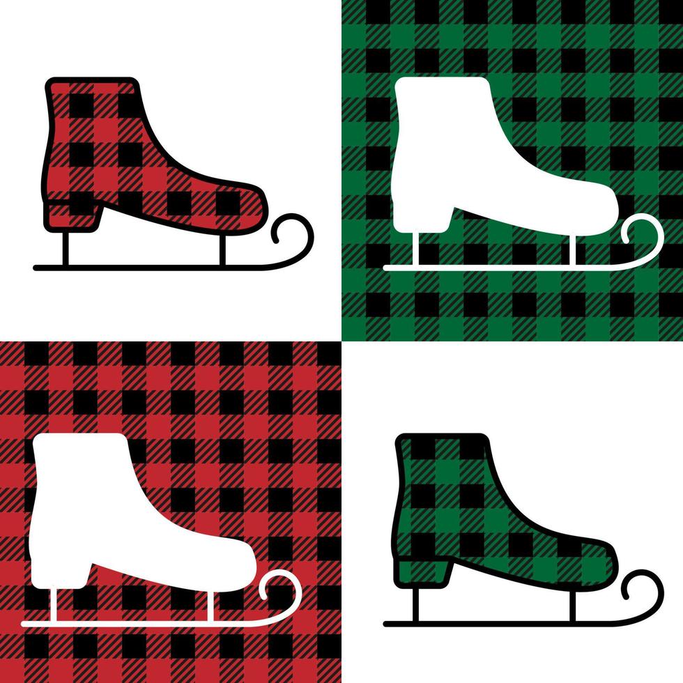 pattini modello a bufalo plaid. festivo sfondo per design e Stampa vettore