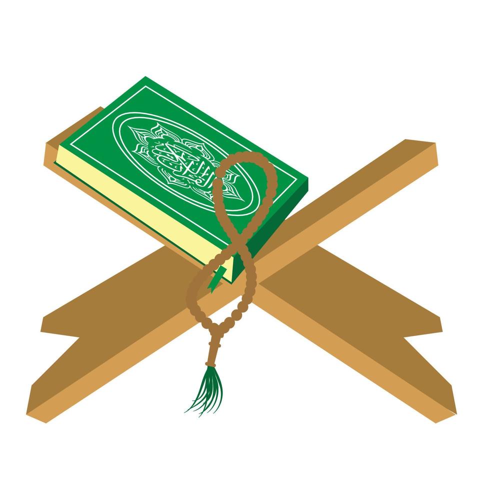 il Corano è il santo libro di I musulmani vettore