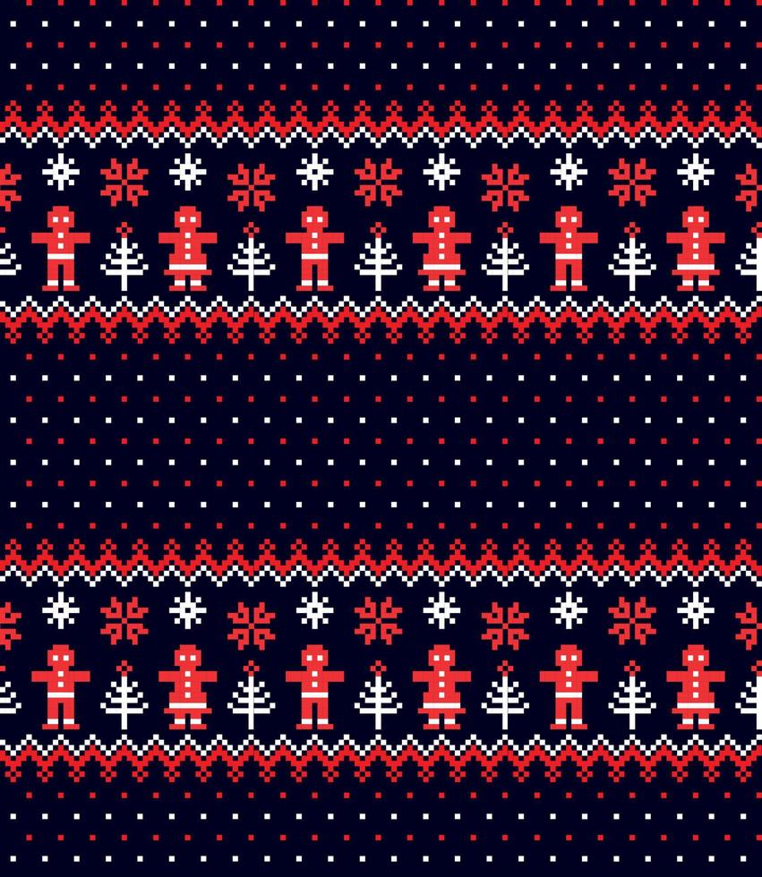 nuovo anno S Natale modello pixel vettore illustrazione eps