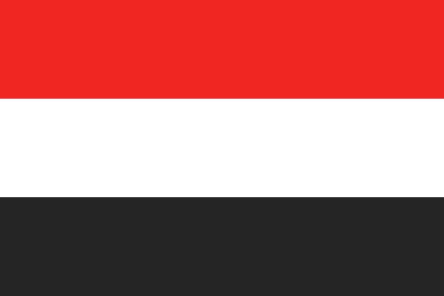 design della bandiera dello yemen vettore