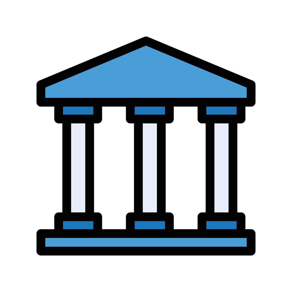 illustrazione vettoriale della banca su uno sfondo. simboli di qualità premium. icone vettoriali per il concetto e la progettazione grafica.