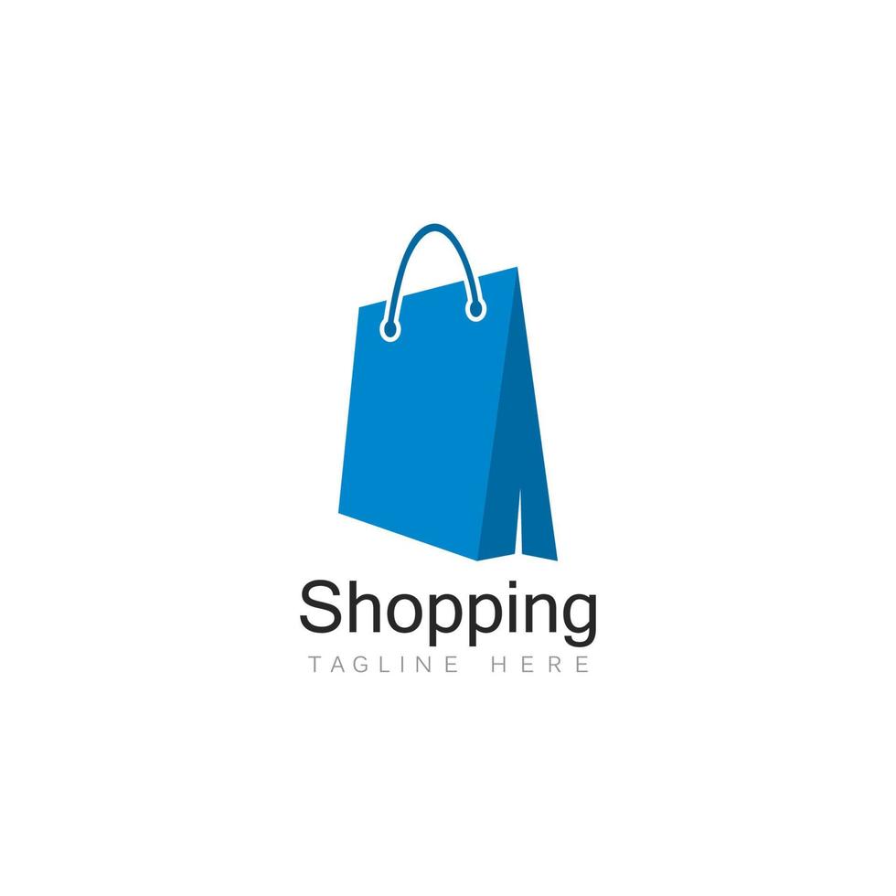 shopping logo vettore icona illustrazione