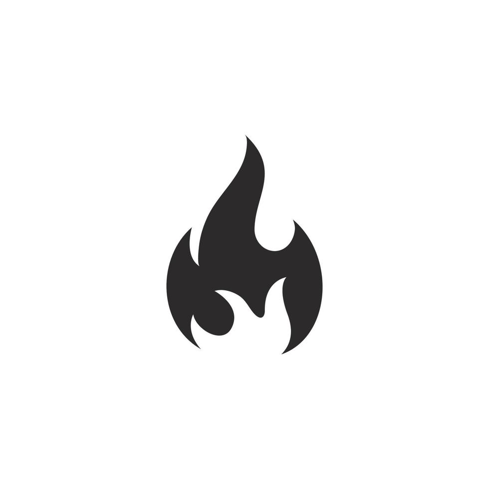 fuoco fiamma logo modello vettore icona olio, gas e energia logo