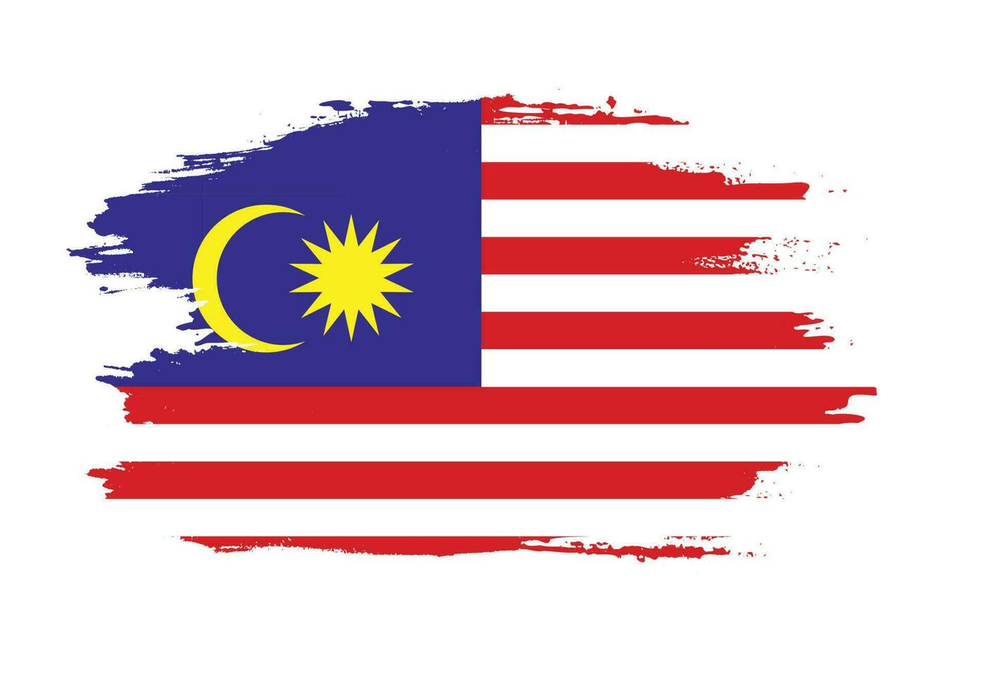 Malaysia struttura bandiera vettore design