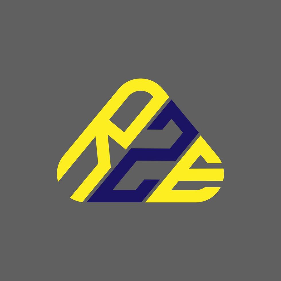 rze lettera logo creativo design con vettore grafico, rze semplice e moderno logo.