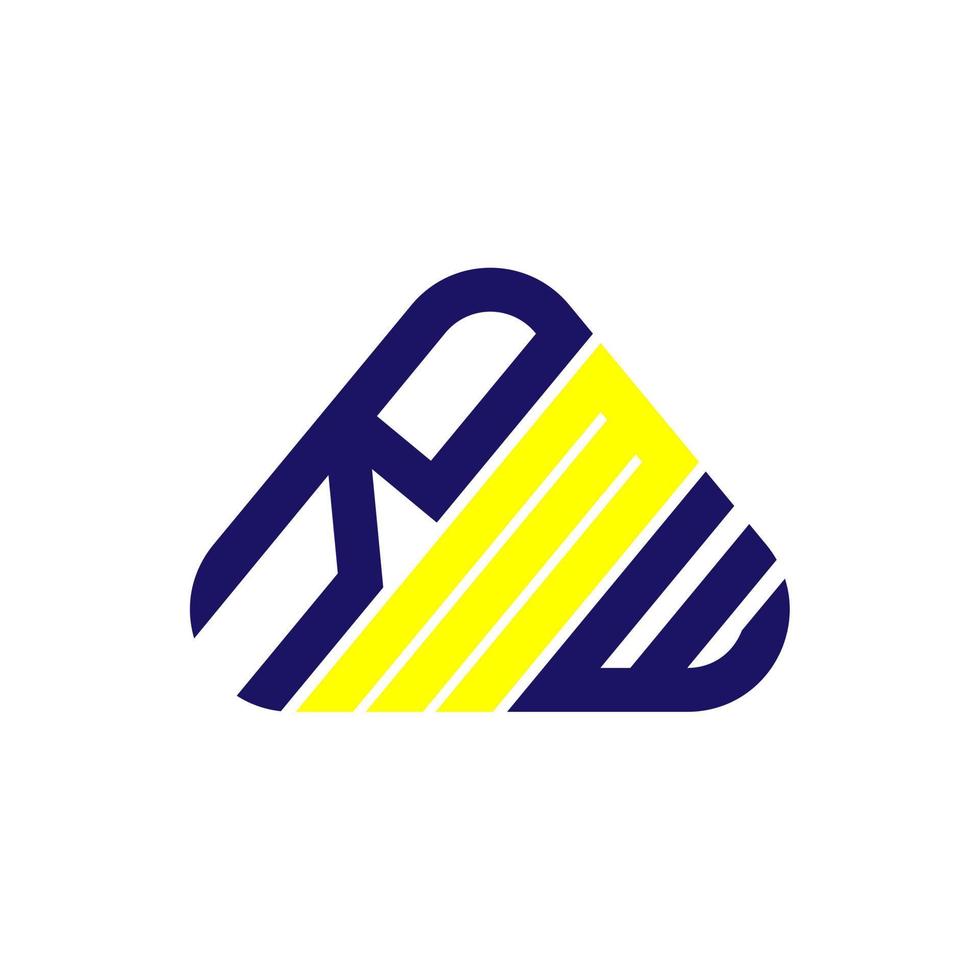 rmw lettera logo creativo design con vettore grafico, rmw semplice e moderno logo.