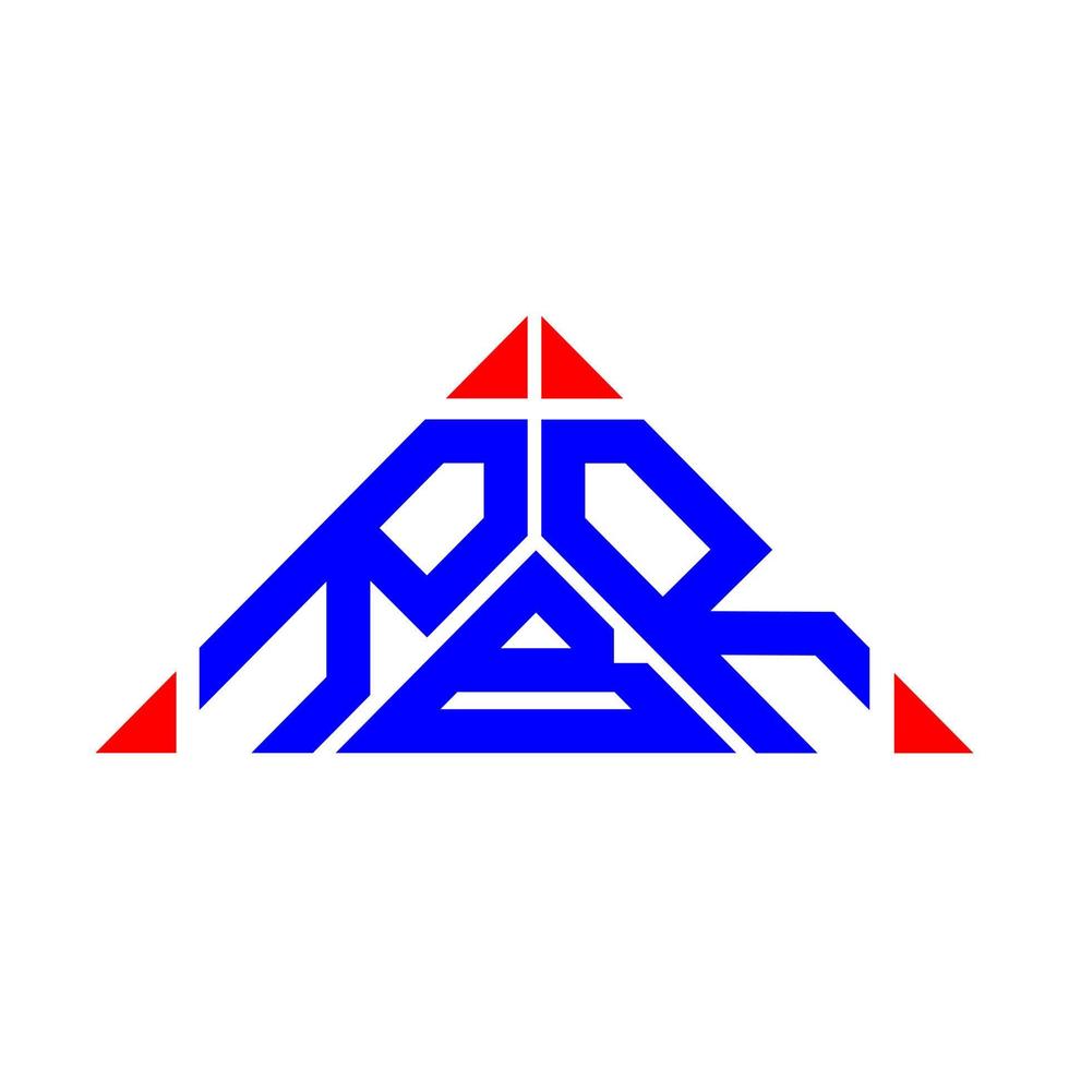 rbr lettera logo creativo design con vettore grafico, rbr semplice e moderno logo.