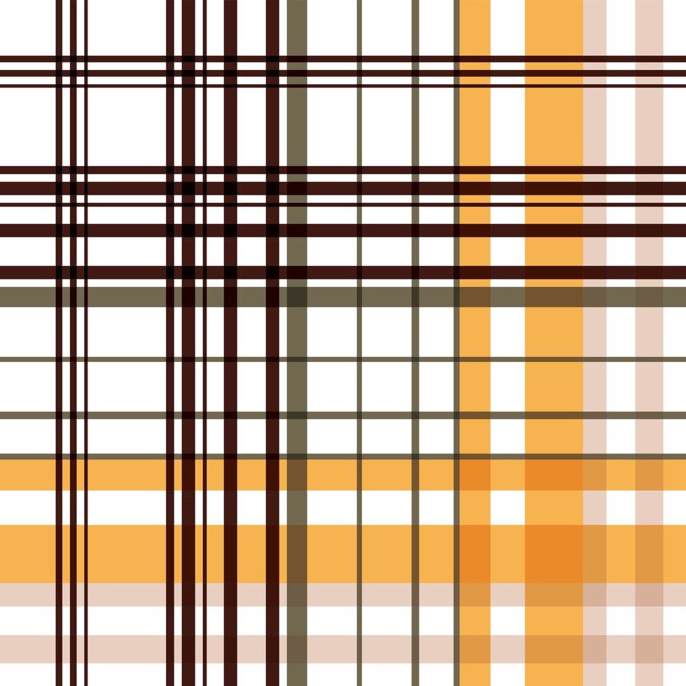 dai un'occhiata plaid modello design struttura è fatto con alternato bande di colorato pre tinti discussioni intrecciata come tutti e due ordito e trama a giusto angoli per ogni Altro. vettore