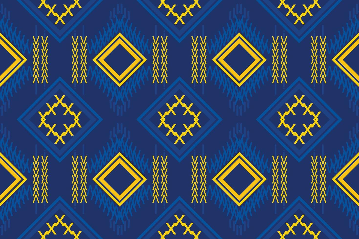 etnico azteco ikat senza soluzione di continuità modello tessile ikat triangolo senza soluzione di continuità modello digitale vettore design per Stampa saree Kurti Borneo tessuto azteco spazzola simboli campioni cotone