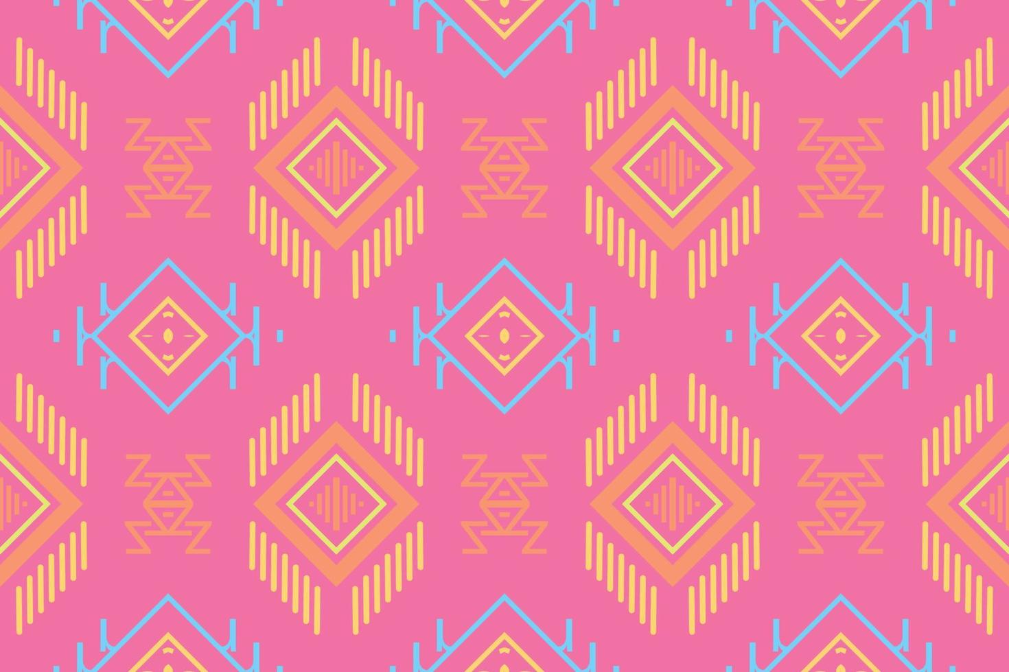 etnico azteco ikat senza soluzione di continuità modello tessile ikat design senza soluzione di continuità modello digitale vettore design per Stampa saree Kurti Borneo tessuto azteco spazzola simboli campioni festa indossare