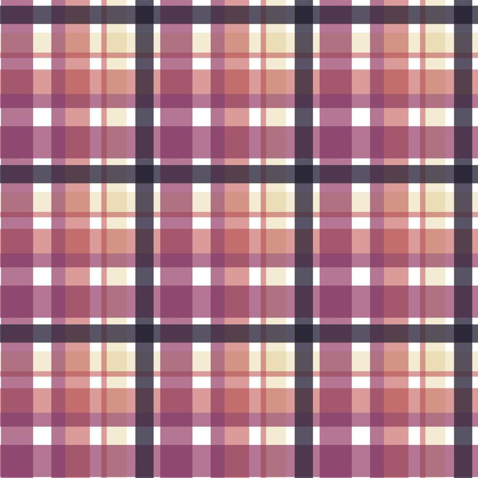 plaid modello tessuto design struttura il risultante blocchi di colore ripetere verticalmente e orizzontalmente nel un' distintivo modello di piazze e Linee conosciuto come un' sett. tartan è spesso chiamato plaid vettore