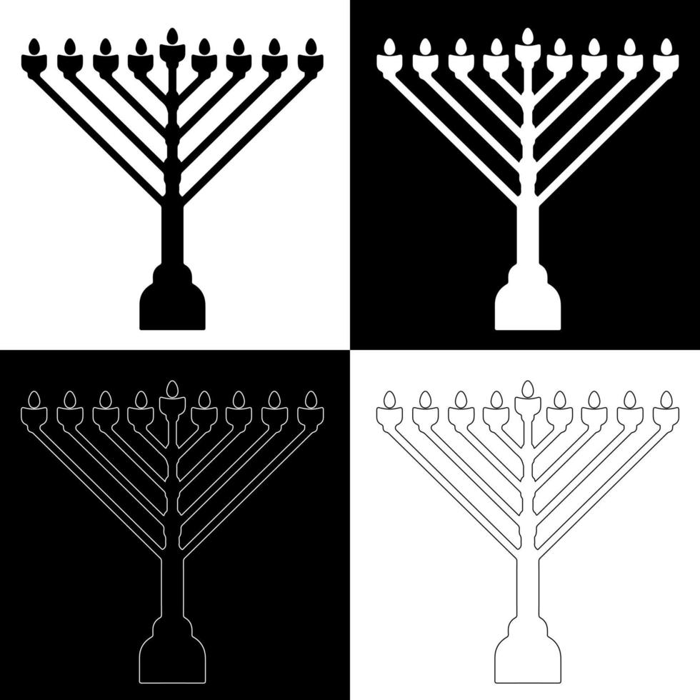 hanukkah candele disegno vettore per siti web, stampa e altri