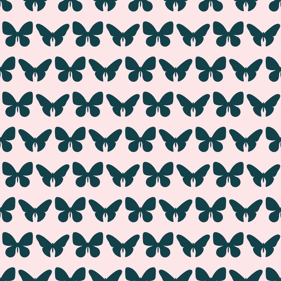 modello di farfalle vettoriali. sfondo astratto senza soluzione di continuità. vettore