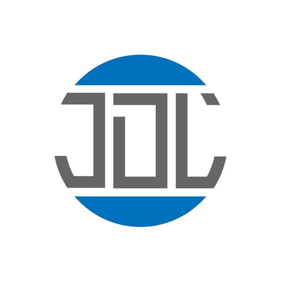 jdl lettera logo design su bianca sfondo. jdl creativo iniziali cerchio logo concetto. jdl lettera design. vettore