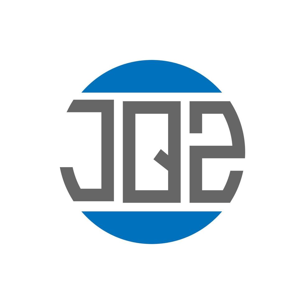 jqz lettera logo design su bianca sfondo. jqz creativo iniziali cerchio logo concetto. jqz lettera design. vettore