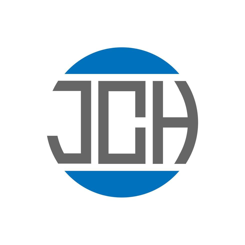 jch lettera logo design su bianca sfondo. jch creativo iniziali cerchio logo concetto. jch lettera design. vettore