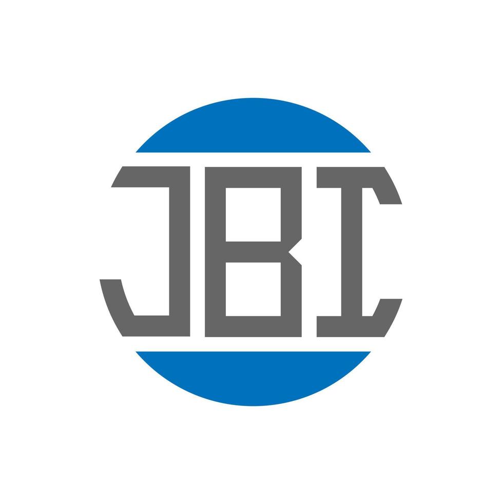 jbi lettera logo design su bianca sfondo. jbi creativo iniziali cerchio logo concetto. jbi lettera design. vettore
