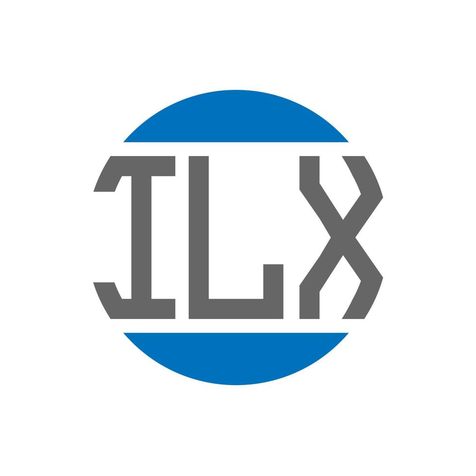 ilx lettera logo design su bianca sfondo. ilx creativo iniziali cerchio logo concetto. ilx lettera design. vettore