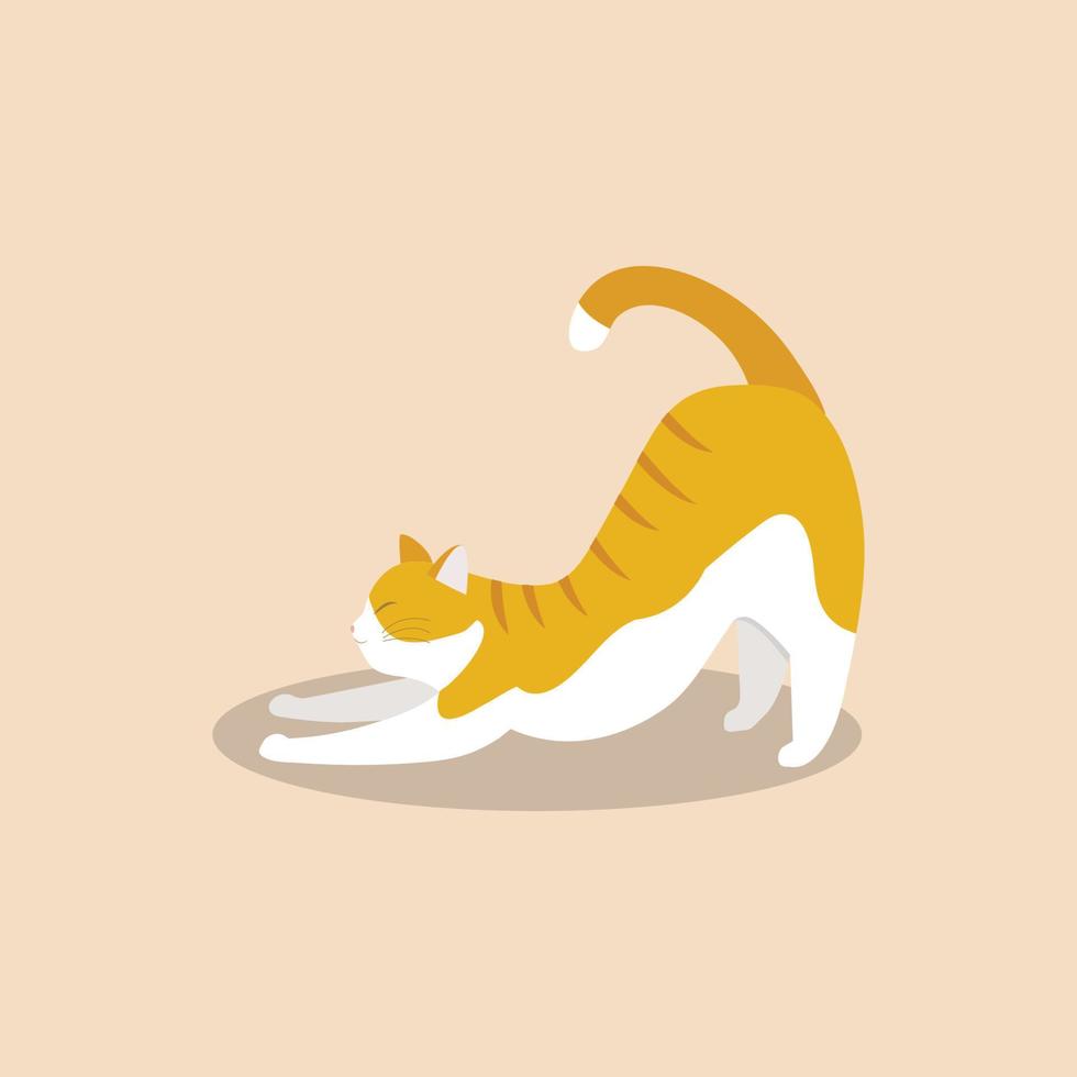 personaggio dei cartoni animati del gatto vettore