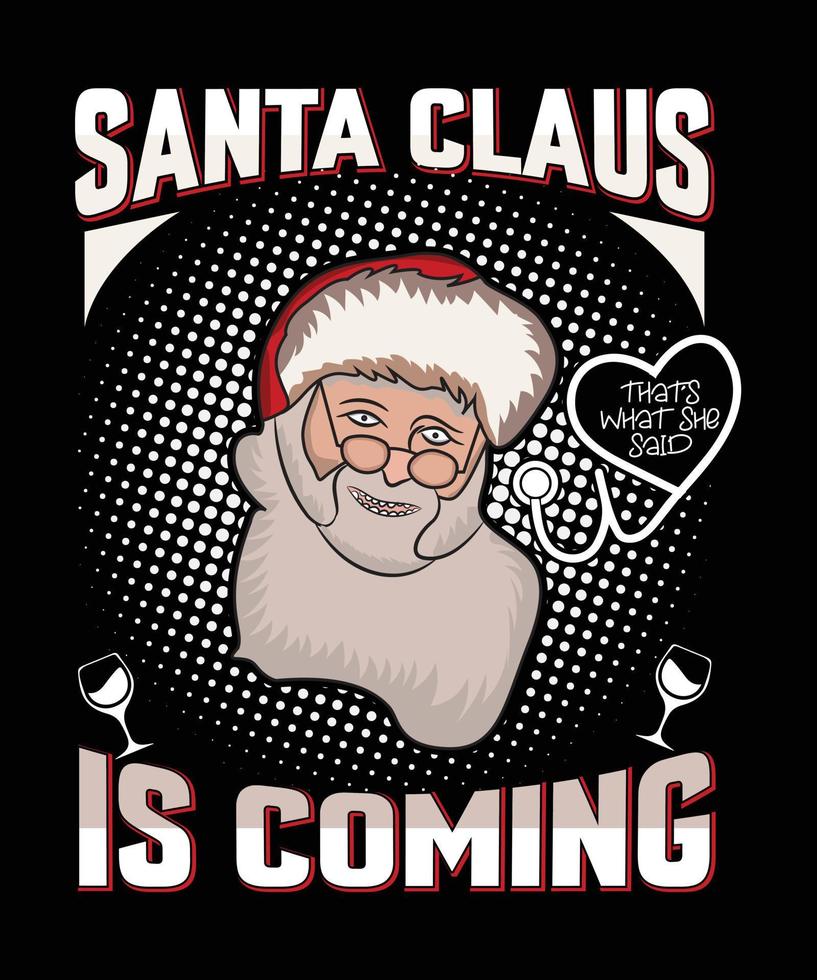 Santa Claus è In arrivo vettore
