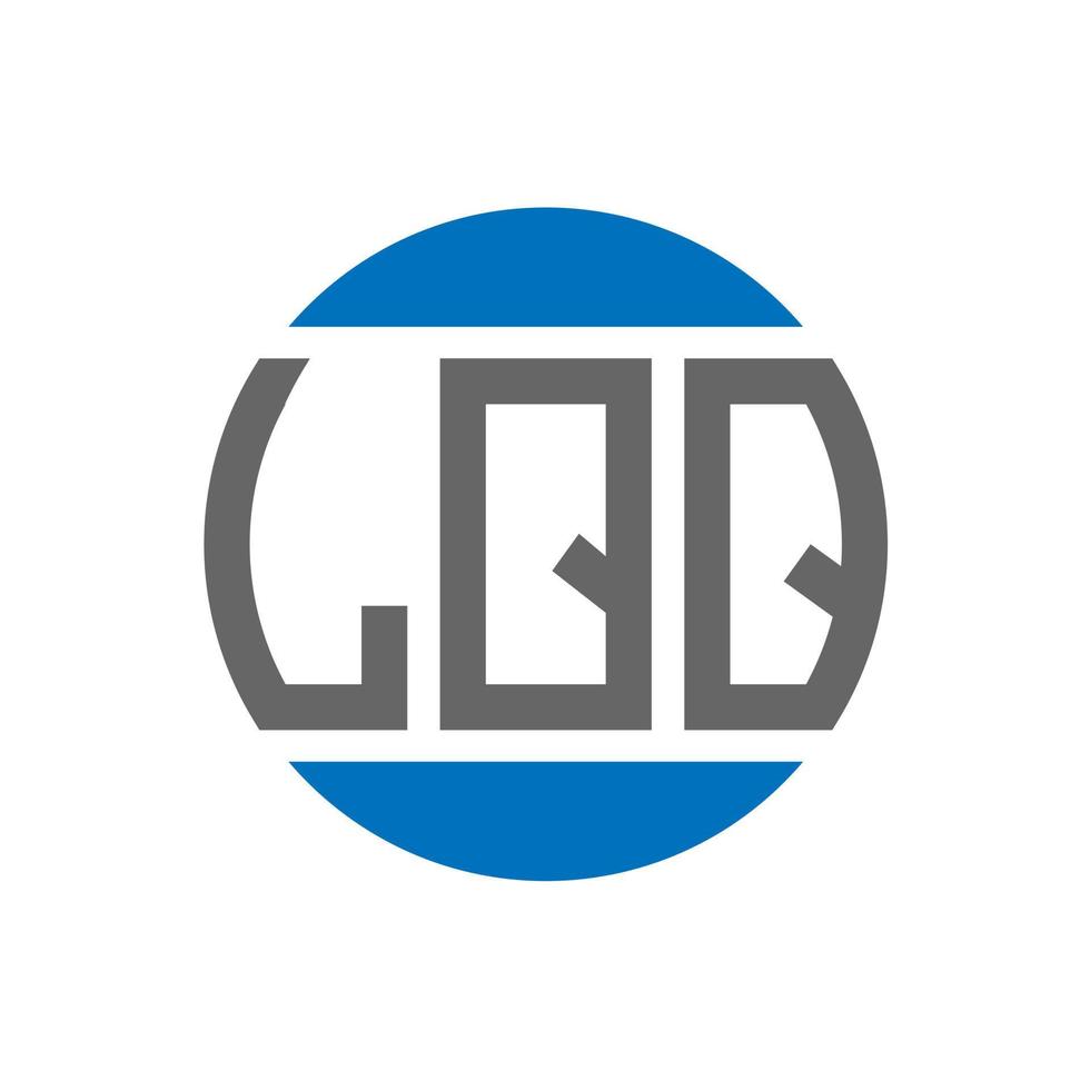 lqq lettera logo design su bianca sfondo. lqq creativo iniziali cerchio logo concetto. lqq lettera design. vettore