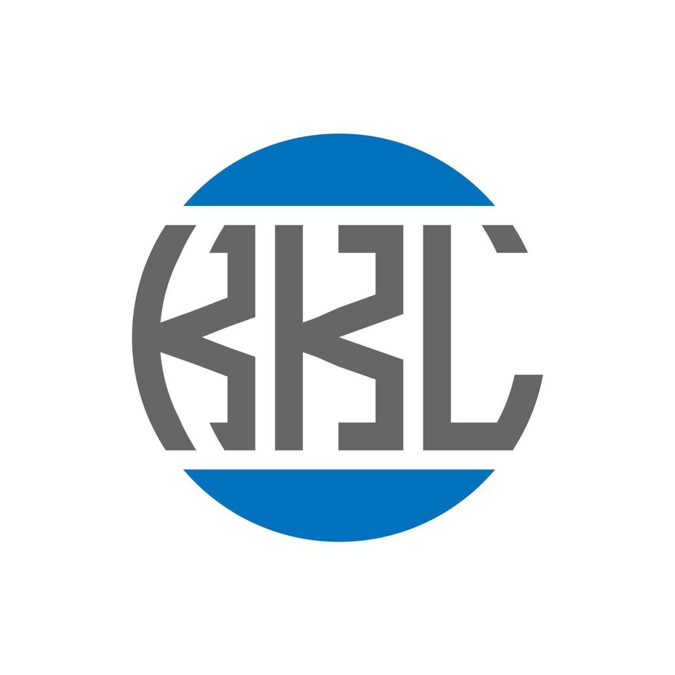 kkl lettera logo design su bianca sfondo. kkl creativo iniziali cerchio logo concetto. kkl lettera design. vettore