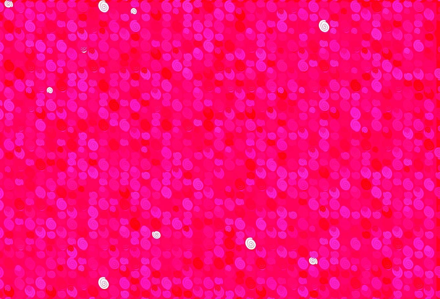 modello vettoriale rosa chiaro con forme di lampada.