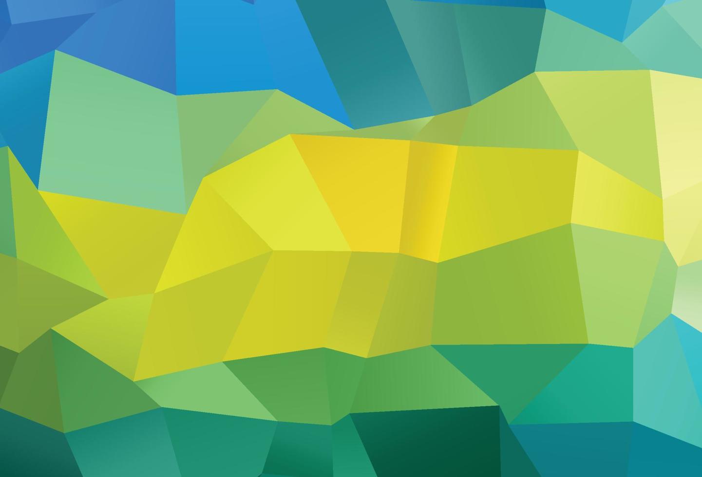 layout low poly di vettore azzurro, giallo.