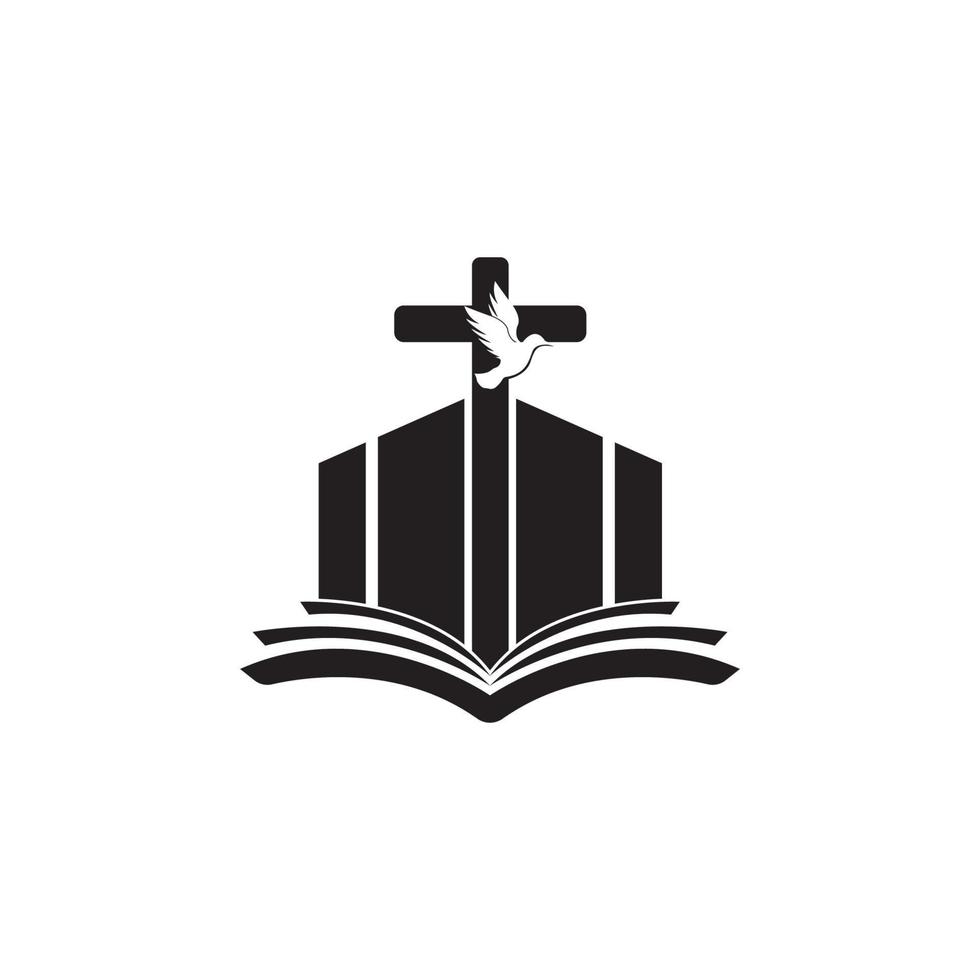 Chiesa logo modello vettore icona illustrazione