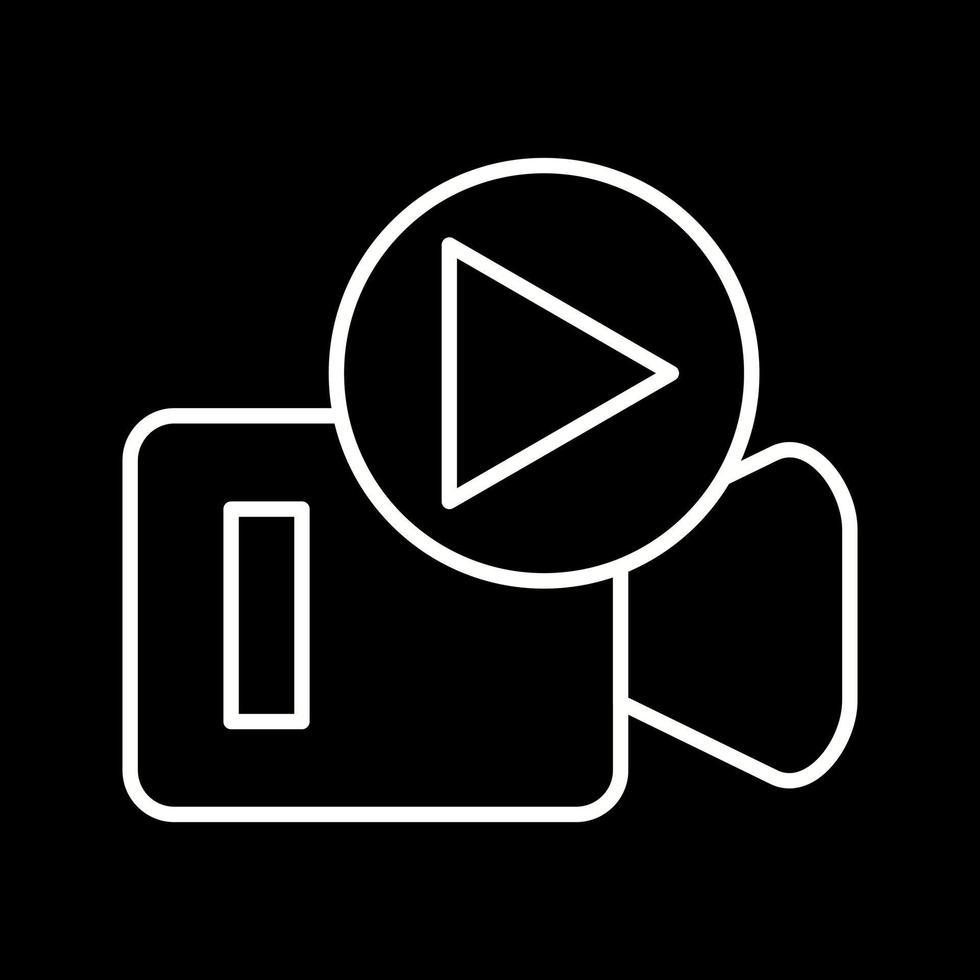 icona vettore streaming live
