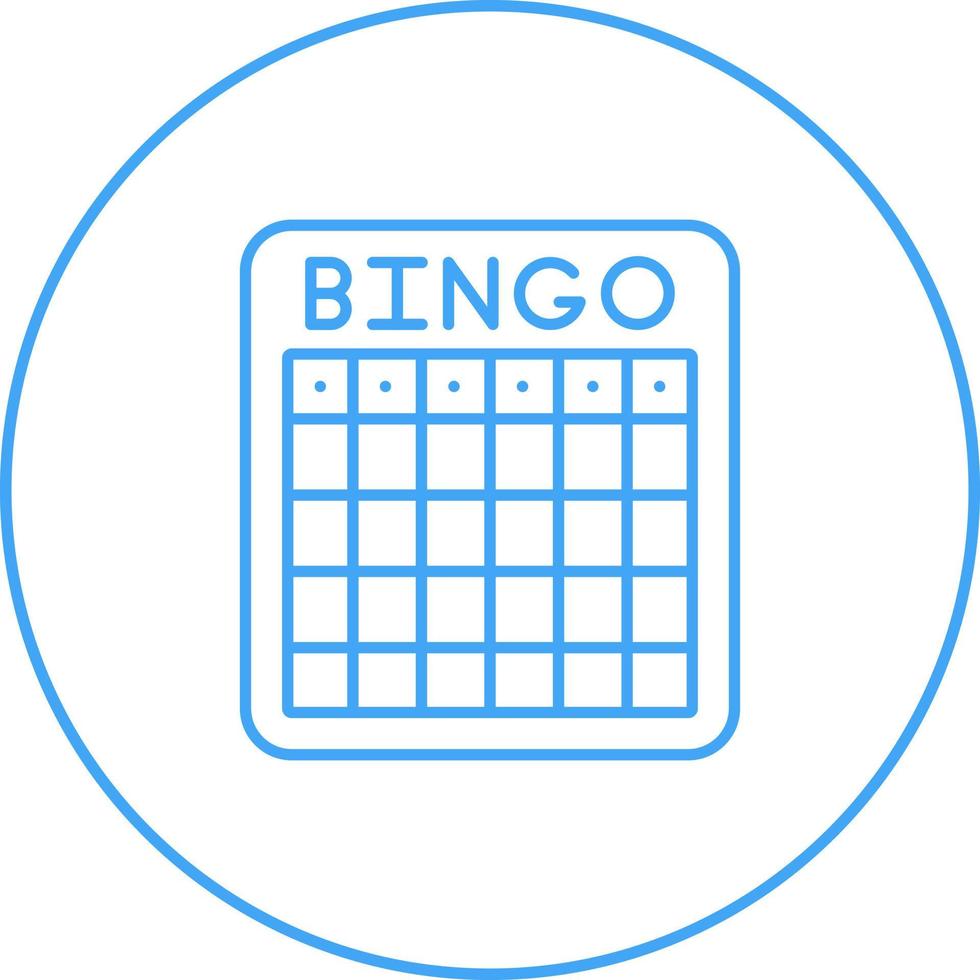 icona del vettore bingo