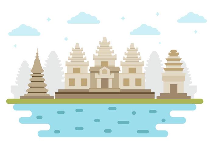 Cambogia Landmark vettoriale gratuito