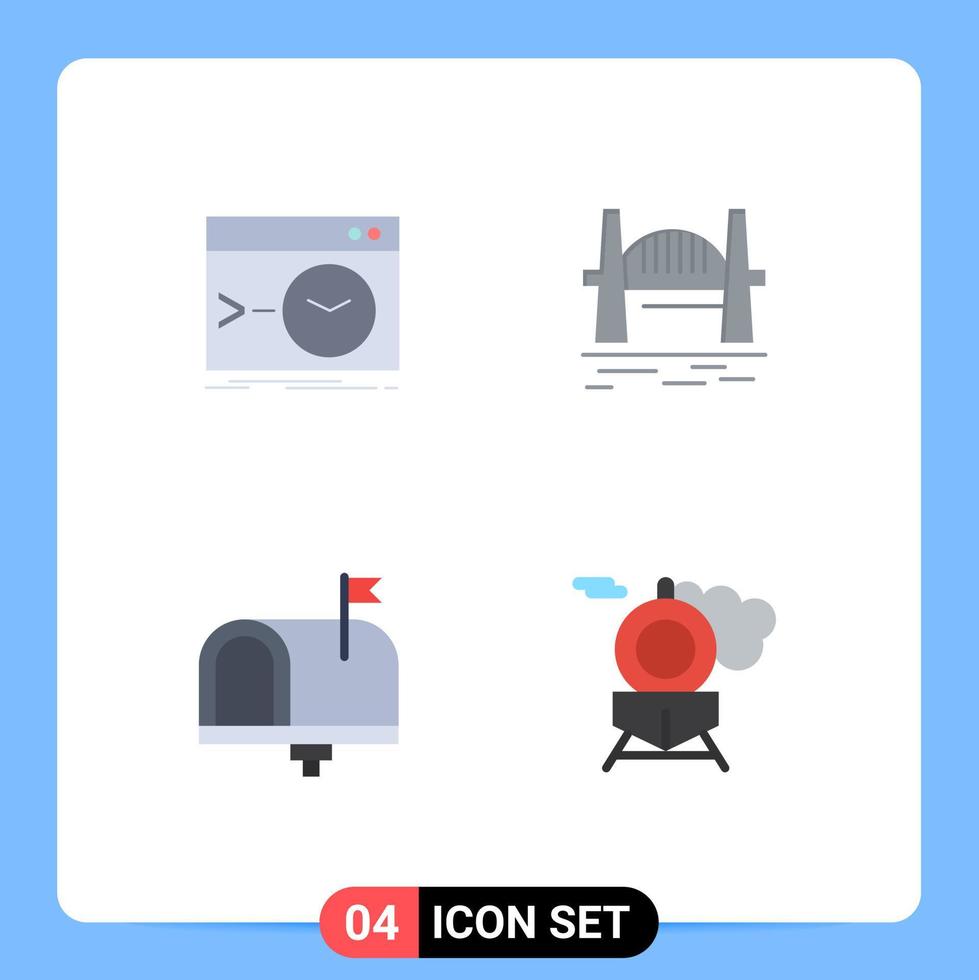 azione vettore icona imballare di 4 linea segni e simboli per Admin sydney Software ponte contatto modificabile vettore design elementi
