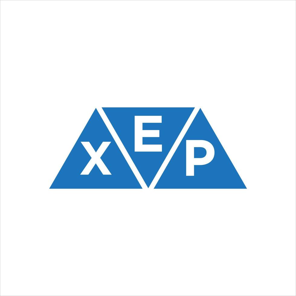 esp triangolo forma logo design su bianca sfondo. esp creativo iniziali lettera logo concetto. vettore