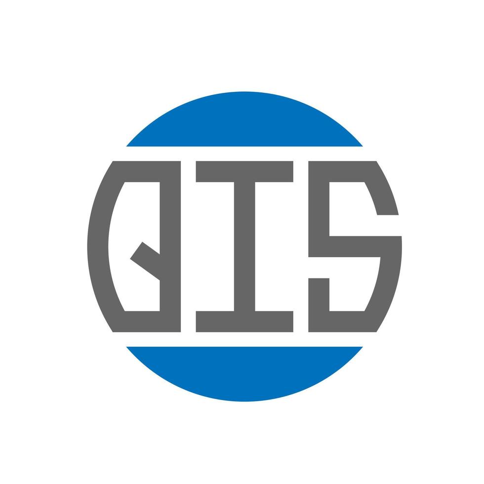 qis lettera logo design su bianca sfondo. qis creativo iniziali cerchio logo concetto. qis lettera design. vettore