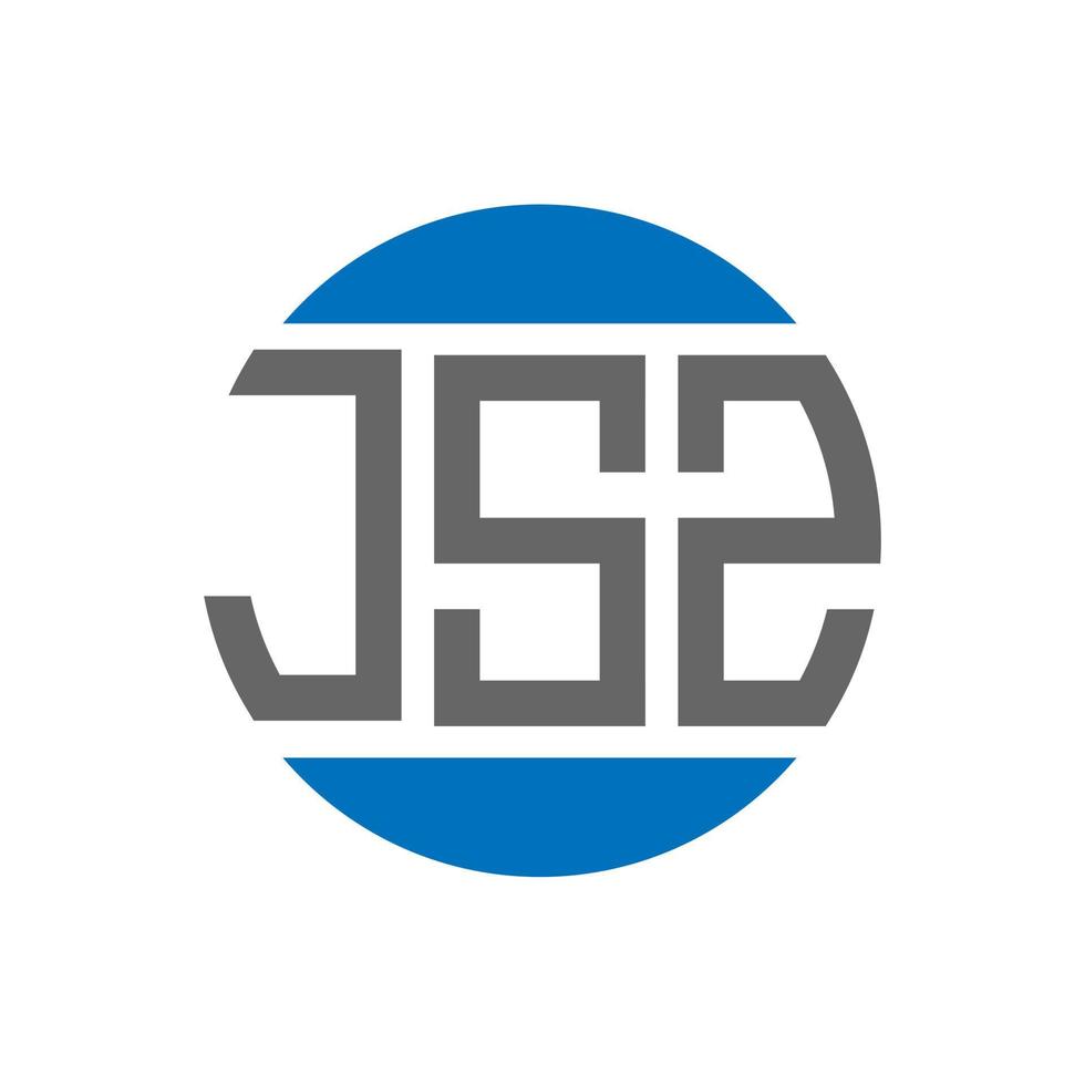 jsz lettera logo design su bianca sfondo. jsz creativo iniziali cerchio logo concetto. jsz lettera design. vettore