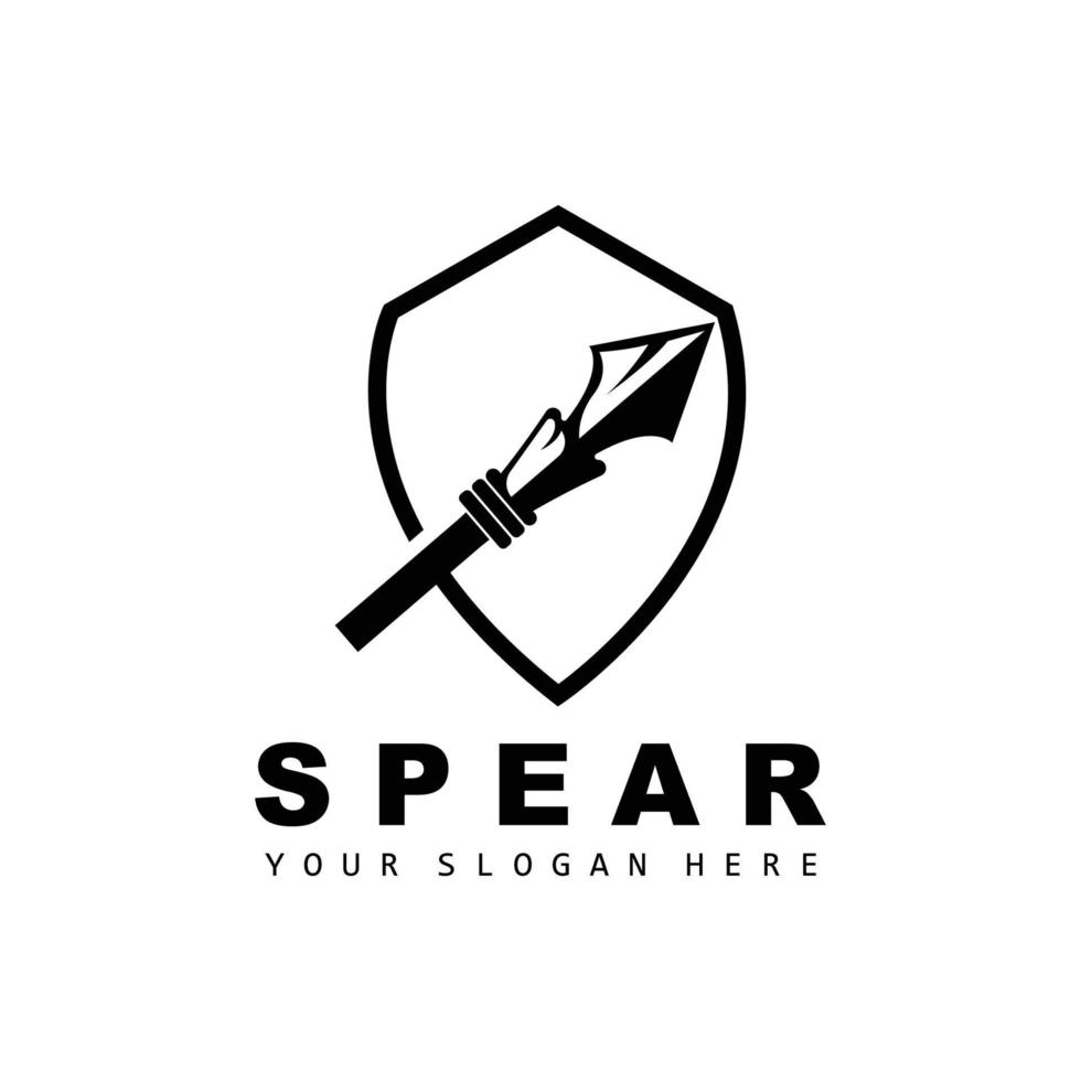 lancia logo, a caccia Ingranaggio disegno, freccia guerra arma, Prodotto marca vettore