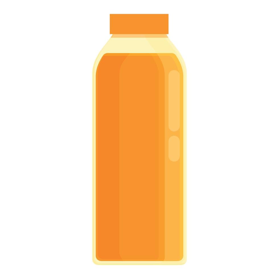 bottiglia succo icona cartone animato vettore. frutta bicchiere vettore