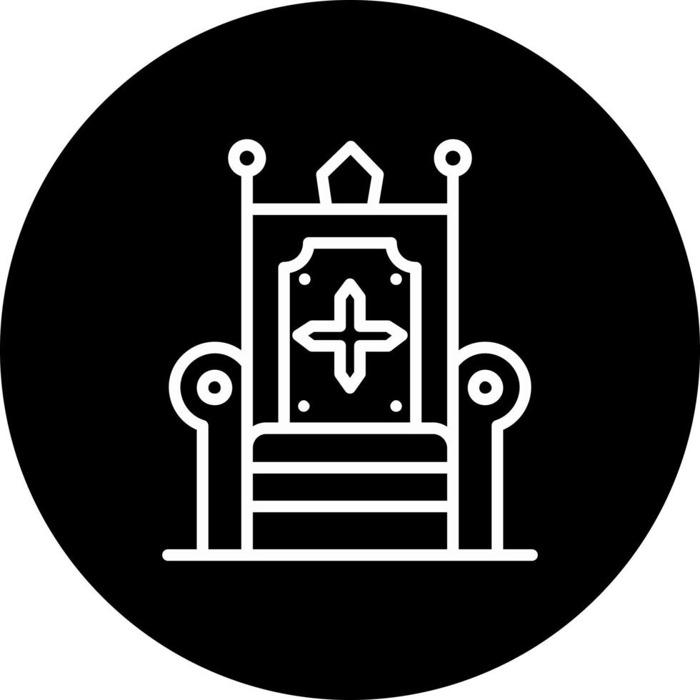 trono vettore icona
