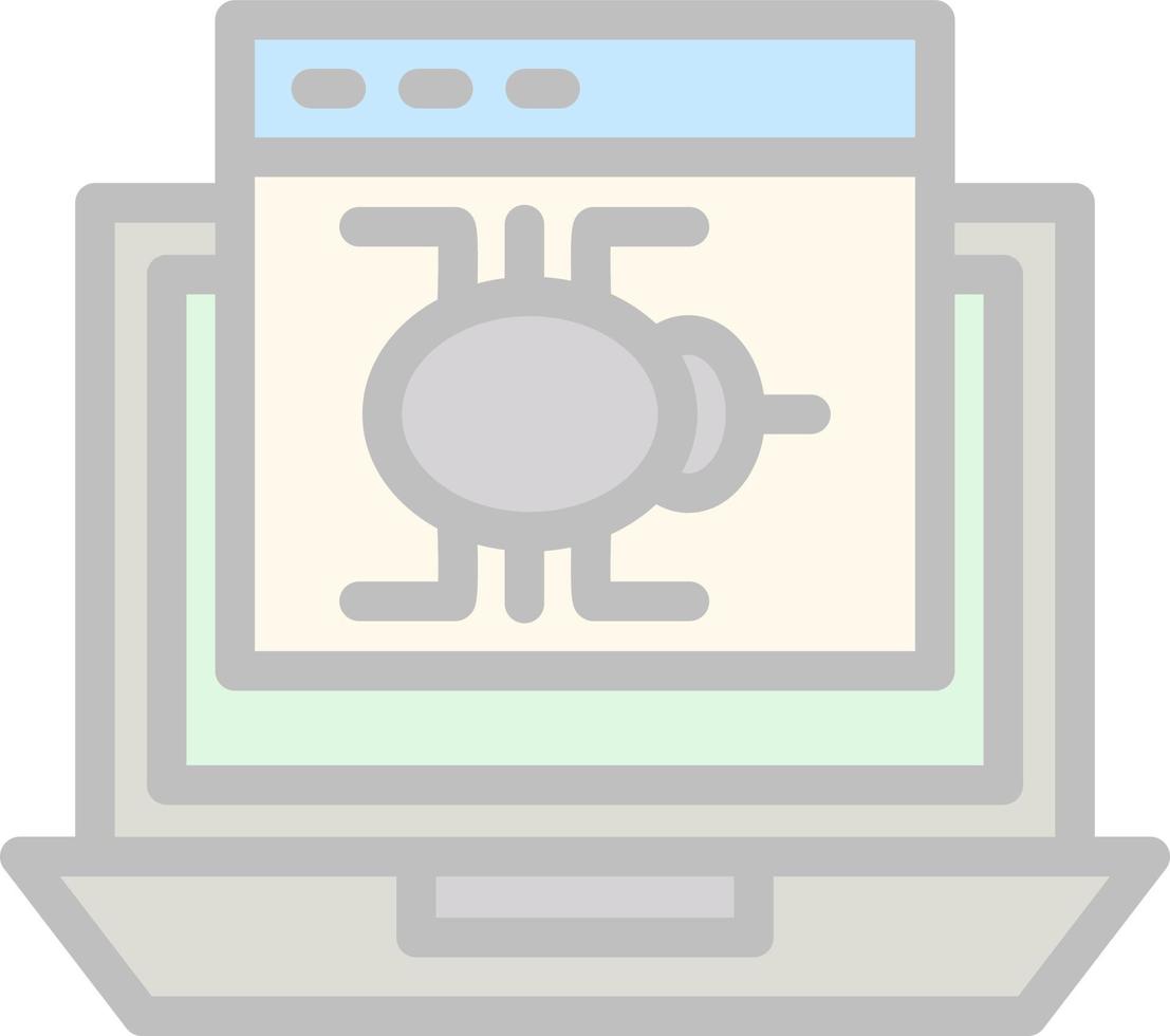 sito web violato vettore icona design