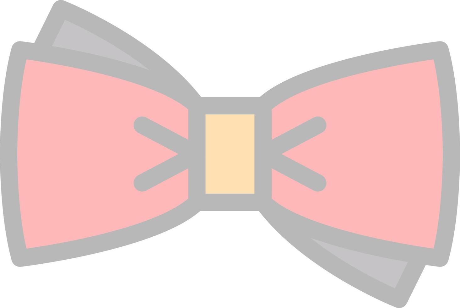 arco cravatta vettore icona design