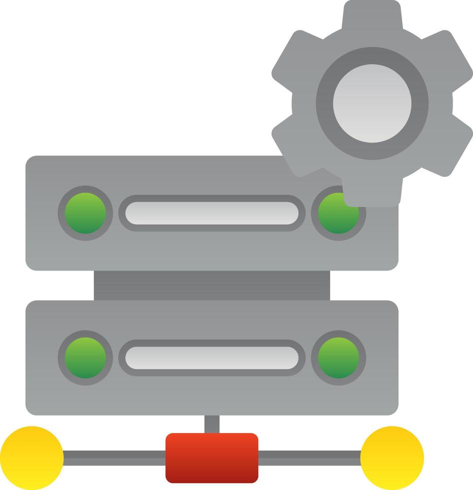 dati gestione vettore icona design