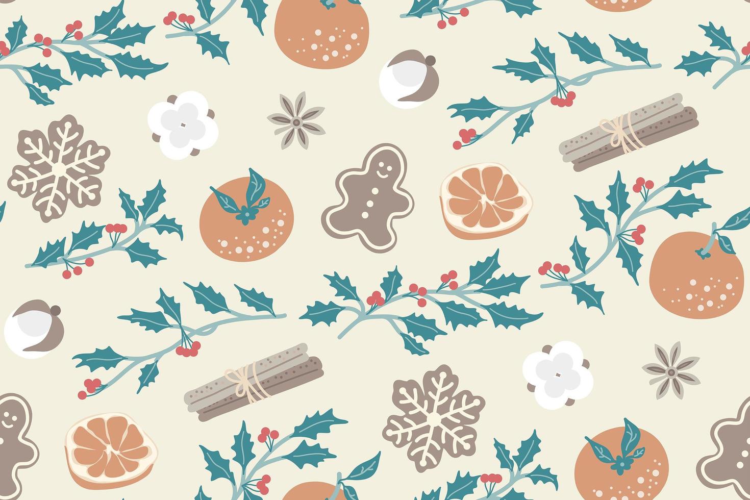 Natale seamless pattern. vettore