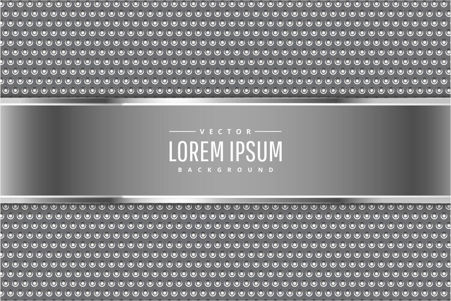 sfondo metallico argento e grigio moderno vettore