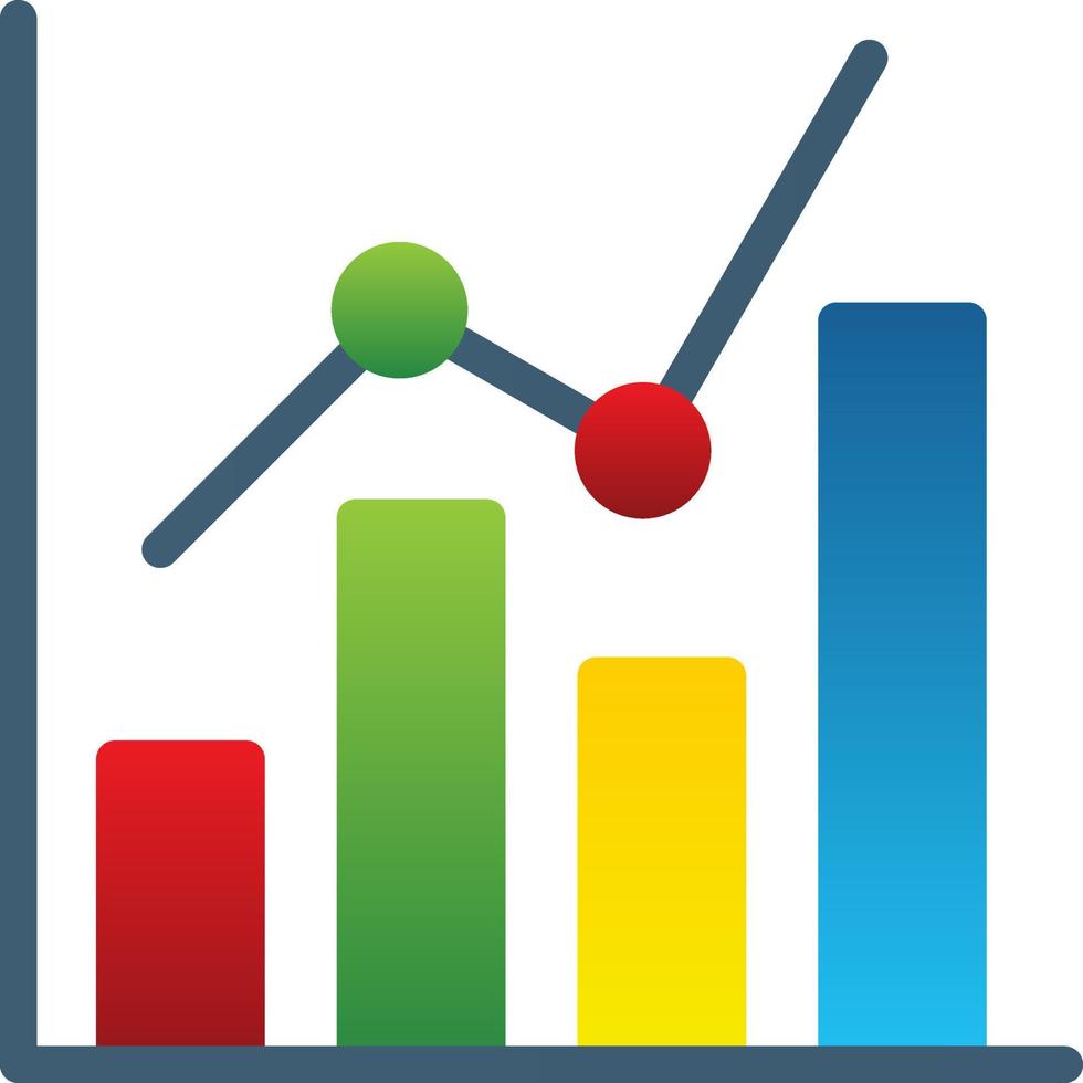 mercato analitica vettore icona design