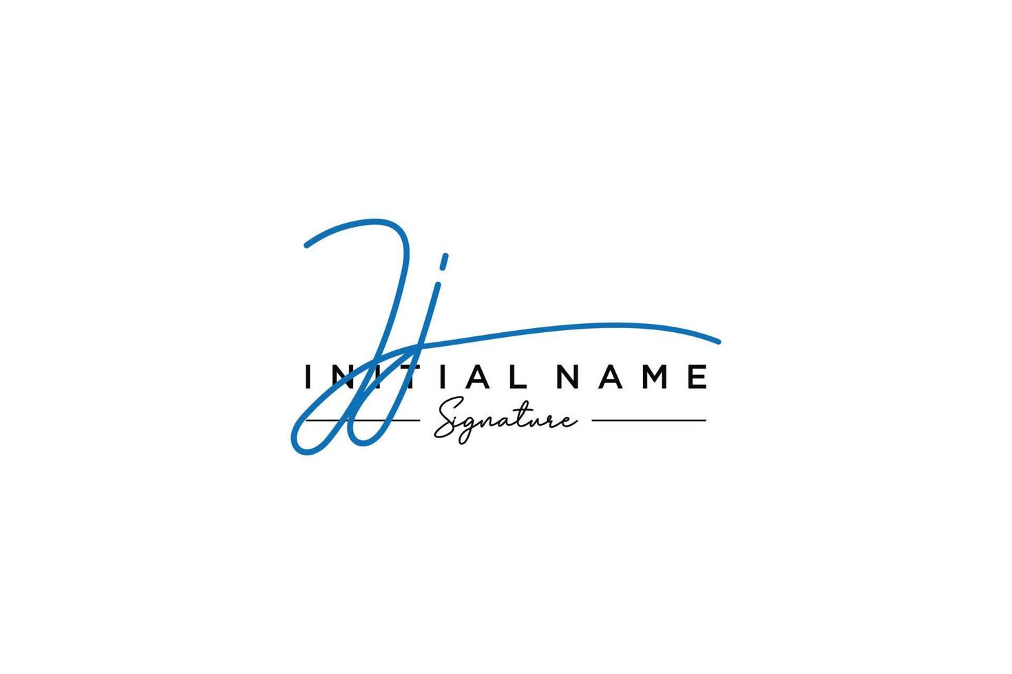 iniziale jj firma logo modello vettore. mano disegnato calligrafia lettering vettore illustrazione.