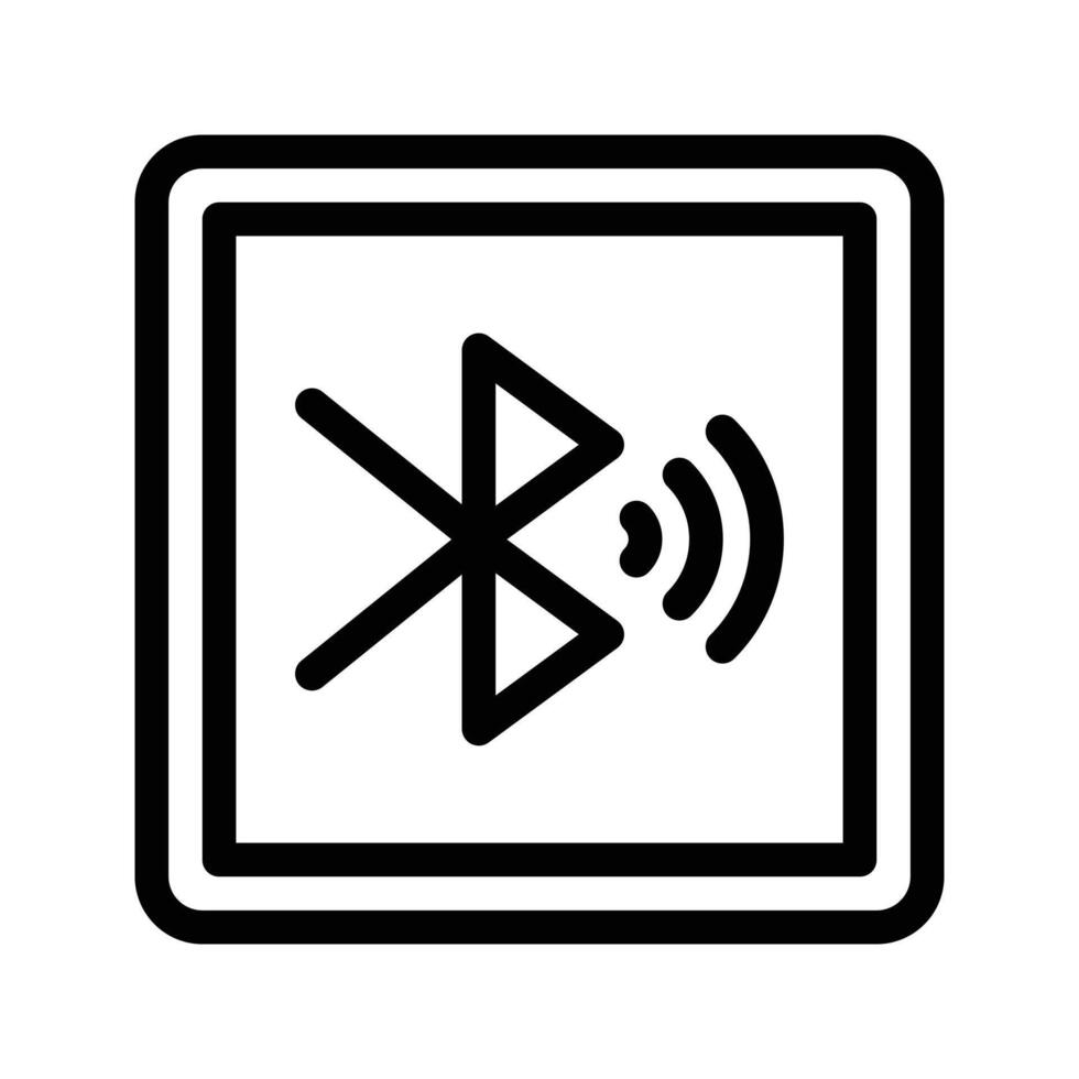 Bluetooth vettore illustrazione su un' sfondo.premio qualità simboli.vettore icone per concetto e grafico design.