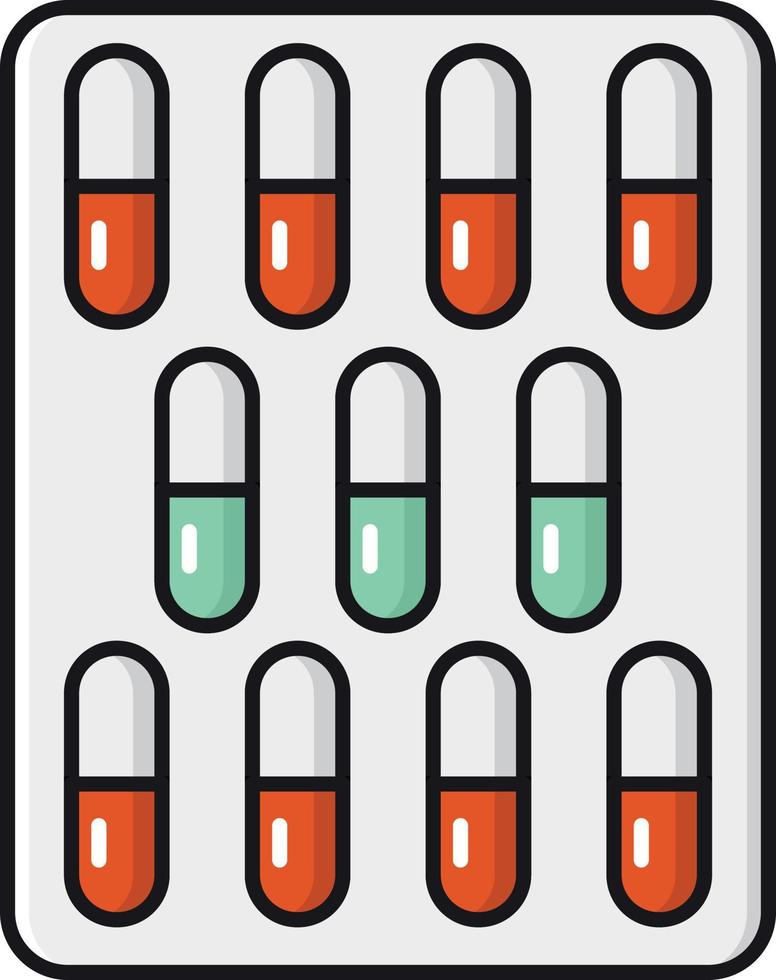 illustrazione vettoriale della capsula su uno sfondo. simboli di qualità premium. icone vettoriali per il concetto e la progettazione grafica.