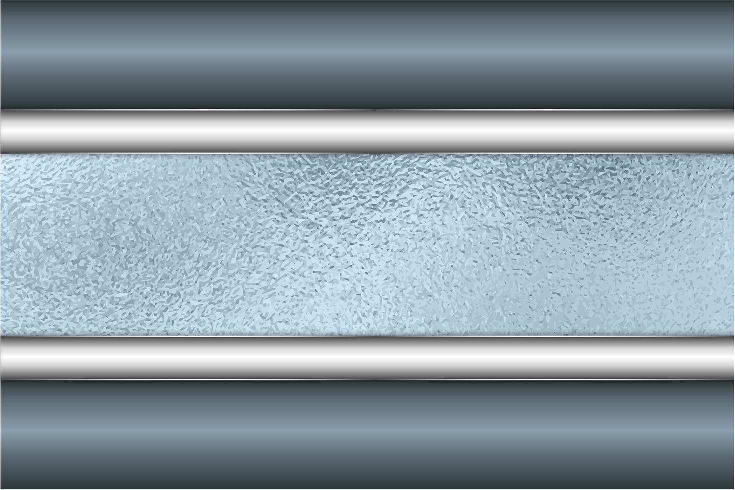 moderno sfondo metallico blu e argento vettore