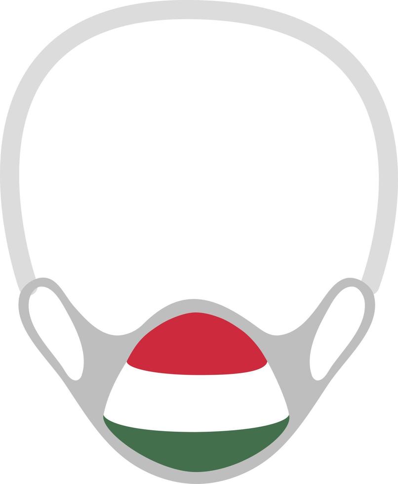3d illustrazione di medico maschera vettore